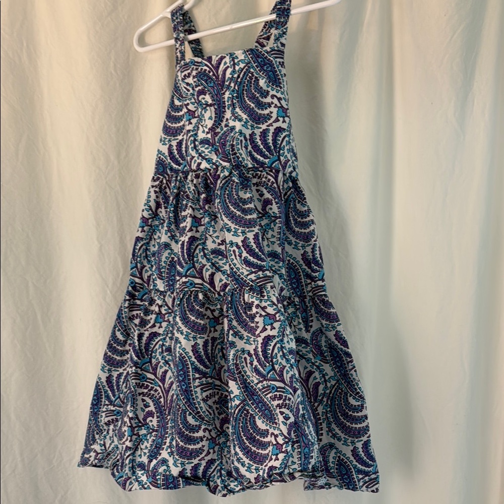 Crewcuts Paisley Patterned Kids Dress. Size 5.